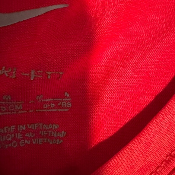 Nike Blue Dri-FIT Shirt and black Nike shorts. Red Nike shirt with blue shorts. - Picture 3 of 3